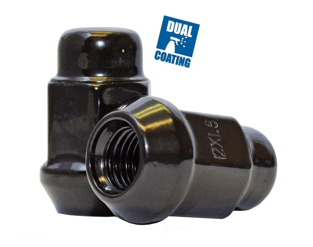 Coyote - Archived 871144BLK Lug nut Bulge Acorn 3/4 Hex 12mm 1.25 Black