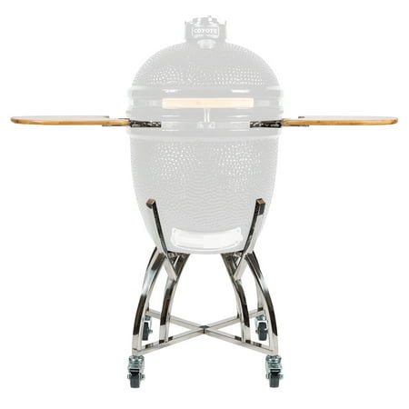 Cart for Coyote Asado Cooker - Stainless Steel
