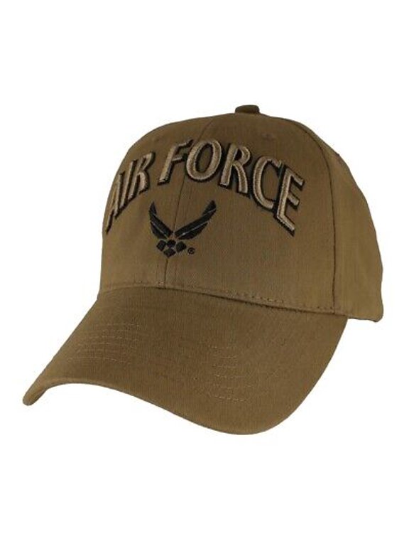 U.S. Air Force Wings Hat - USAF Coyote Brown Baseball Cap