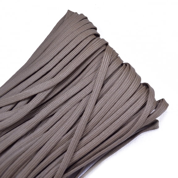 Coyote Brown Whipmaker Cord - 100 Foot Bundle - 3/16" Nylon Coreless Gutted 550 Paracord
