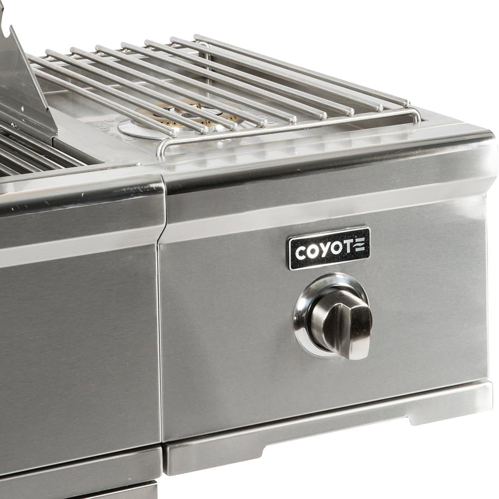 Stainless Steel Natural Gas Single Side Burner with Cover