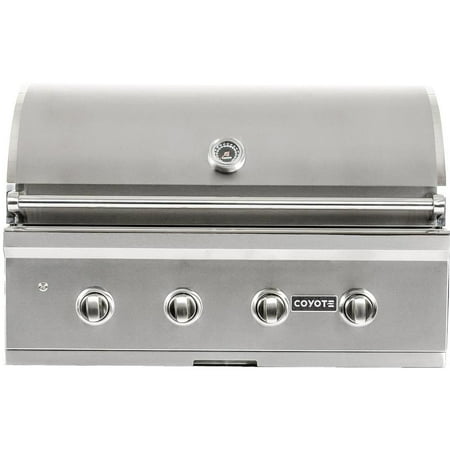 Coyote - C-Series 35.5" Built-In Gas Grill - Stainless Steel