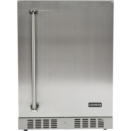 Coyote - 5.5 Cu. Ft. Mini Fridge - Stainless steel