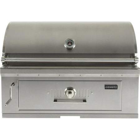 Coyote - Charcoal Grill - Stainless Steel