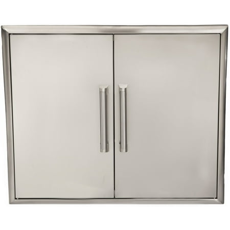 Coyote Outdoor Living - 31" Double Access Doors - Silver