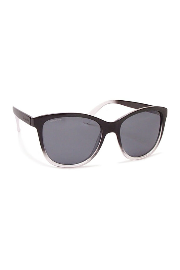 Coyote Women'S Retro Cool Polarized Black Clear Fade/Gray Sunglasses