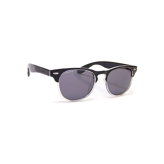 Coyote Uptown Polarized Retro Cool Black/Clear Fade/Gray Sunglasses