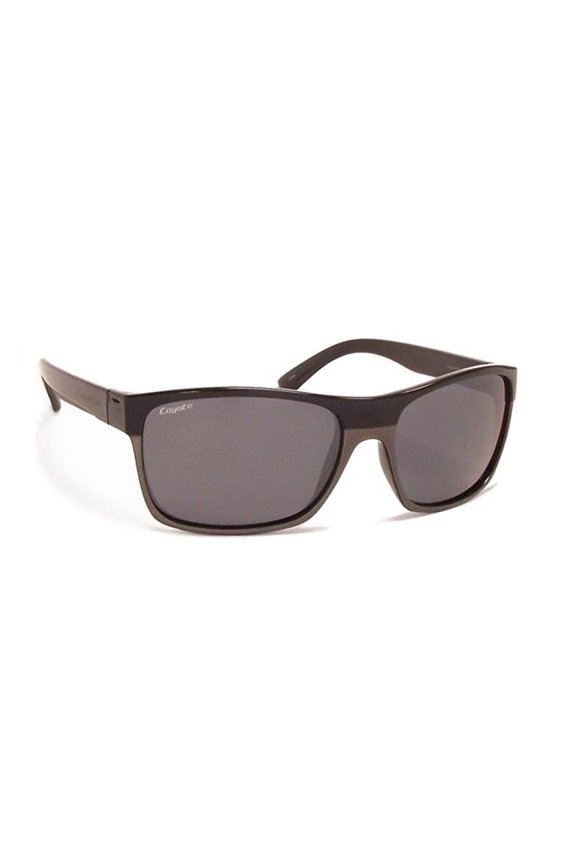 680562021332 Twisted Polarized Street & Sport Sunglasses - Black & Gray Silver Mirror