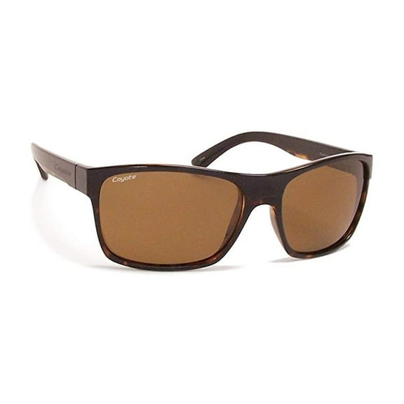 Coyote Twist Performance Polarized Matte Black/Tortise/Brown Sunglasses