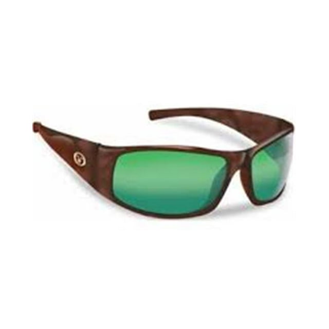 Coyote Eyewear 680562039757 Drifter Polarized Street & Sport Sunglasses&#44; Tortoise & Green Mirror