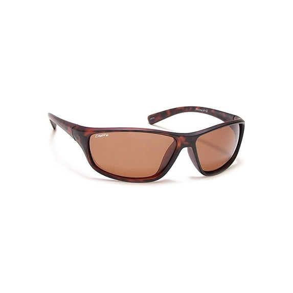 Coyote P-38 Polarized Sport Matte Tortoise/Brown Sunglasses