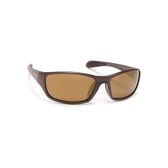 Coyote Fp-05 Floating Polarized Matte Brown/Brown/Gold Mirror Sunglasses