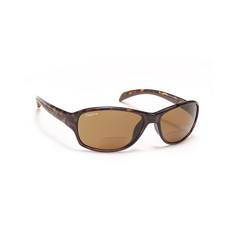 COYOTE VISION TORTOISE SHELL HORN RIM SUNGLASSES with case Coyote Vision | Accessories | Coyote Vision Tortoise Shell  main image 2