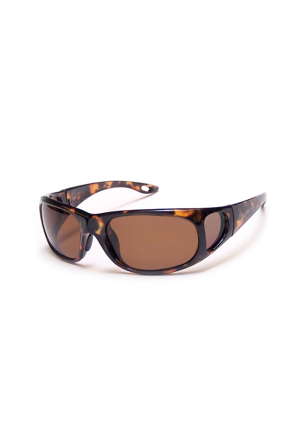 P-22 Sportsman's P-Series Polarized Fishing Sunglasses, Tortoise/Brown