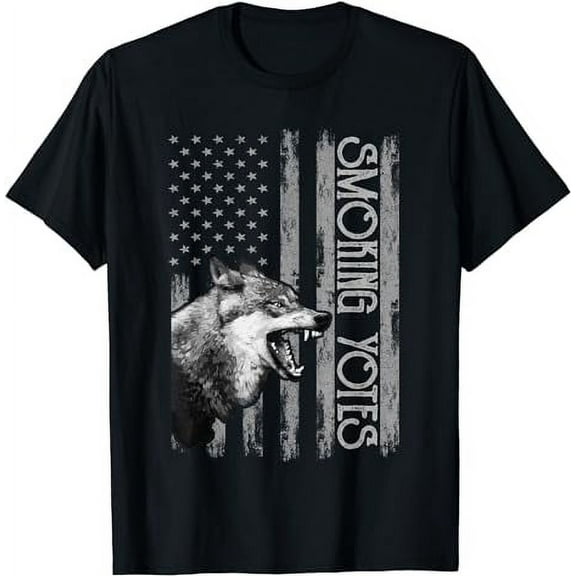 Coyote Hunting USA Apparel, American Flag Hunter US Men T-Shirt