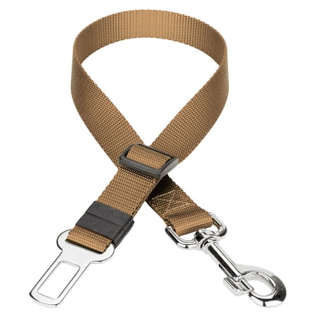 Country Brook Petz® Coyote Tan Nylon Car Safety Dog Belt