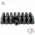 thumbnail image 1 of 32 Pcs 14mm 1.50 14x1.50 Thread | ACPZ-1012-B | 611-008 | 1.91" Long OEM Style Lug Nuts Black 13/16" Hex Fits 2017 + Ford F250 F350, 1 of 7