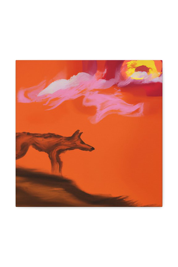Coyote in Monochrome - Canvas