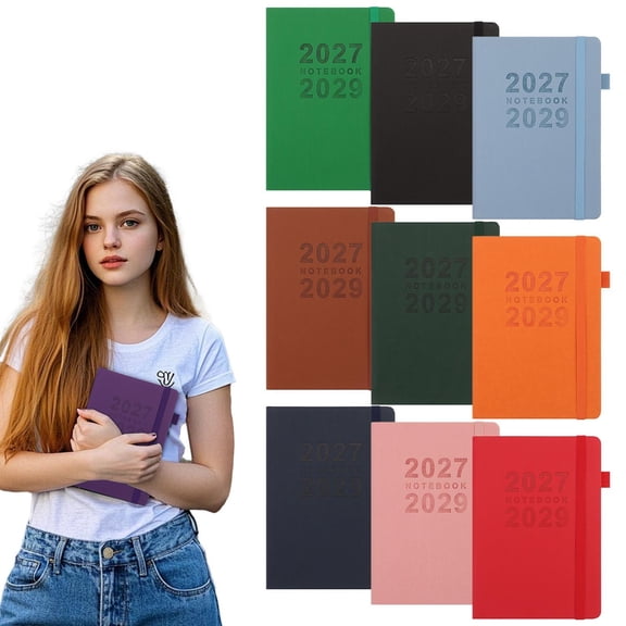 CozeLy Academic Planner 2027-2029 Three Year Weekly Monthly Planner Thickened Calendar Notebook Portable Multifunctional To-Do List Planner for Time Management