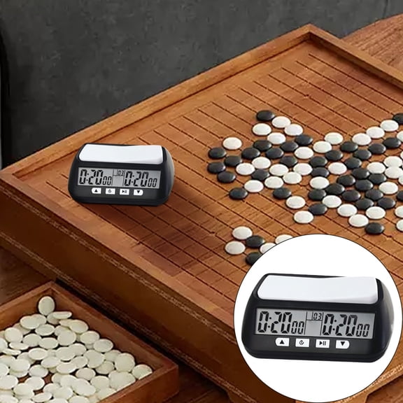 CozeLy Chess Clock Digital Countdown Timer Battery Powered Multi Memory Function Shockproof Electronic Chess Clock for Tournament Weiqi Chinese Chess and Board Games