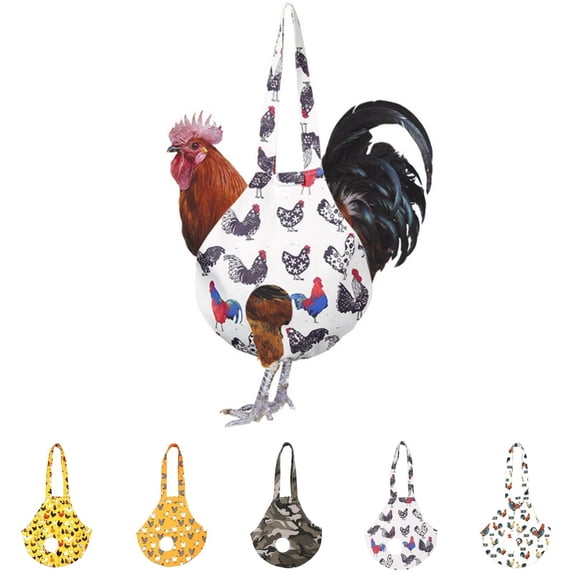 CozeLy Chicken Carrier Bag Fun Chicken Out Travel Satchel Shoulder Tote Pet Outing Bag with Adjustable Strap Rooster Catching Sling for Outdoor Use
