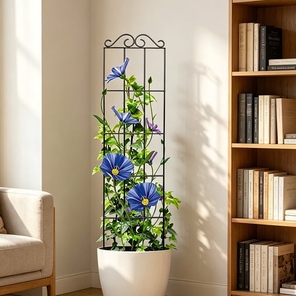 CozeLy Metal Garden Trellis for Climbing Plants Outdoor Easy Install Plant Support Climbing Stand Rack for Home Garden Tomato and Vine Vegetables
