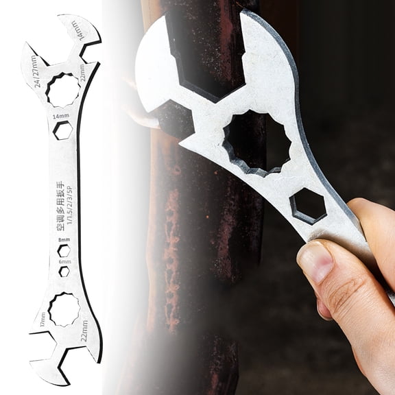 CozeLy Versatile Air Conditioner Wrench Multifunction HVAC Tool Portable Nut Driver for AC Install Repair and Maintenance at Home Hotel Rental and Restaurant