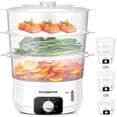 thumbnail image 1 of Cozeemax Food Steamer 13 L in3-Tier in Electric Steamer, 1 of 9