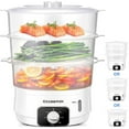 thumbnail image 1 of Cozeemax Food Steamer 13 L in3-Tier in Electric Steamer, 1 of 9