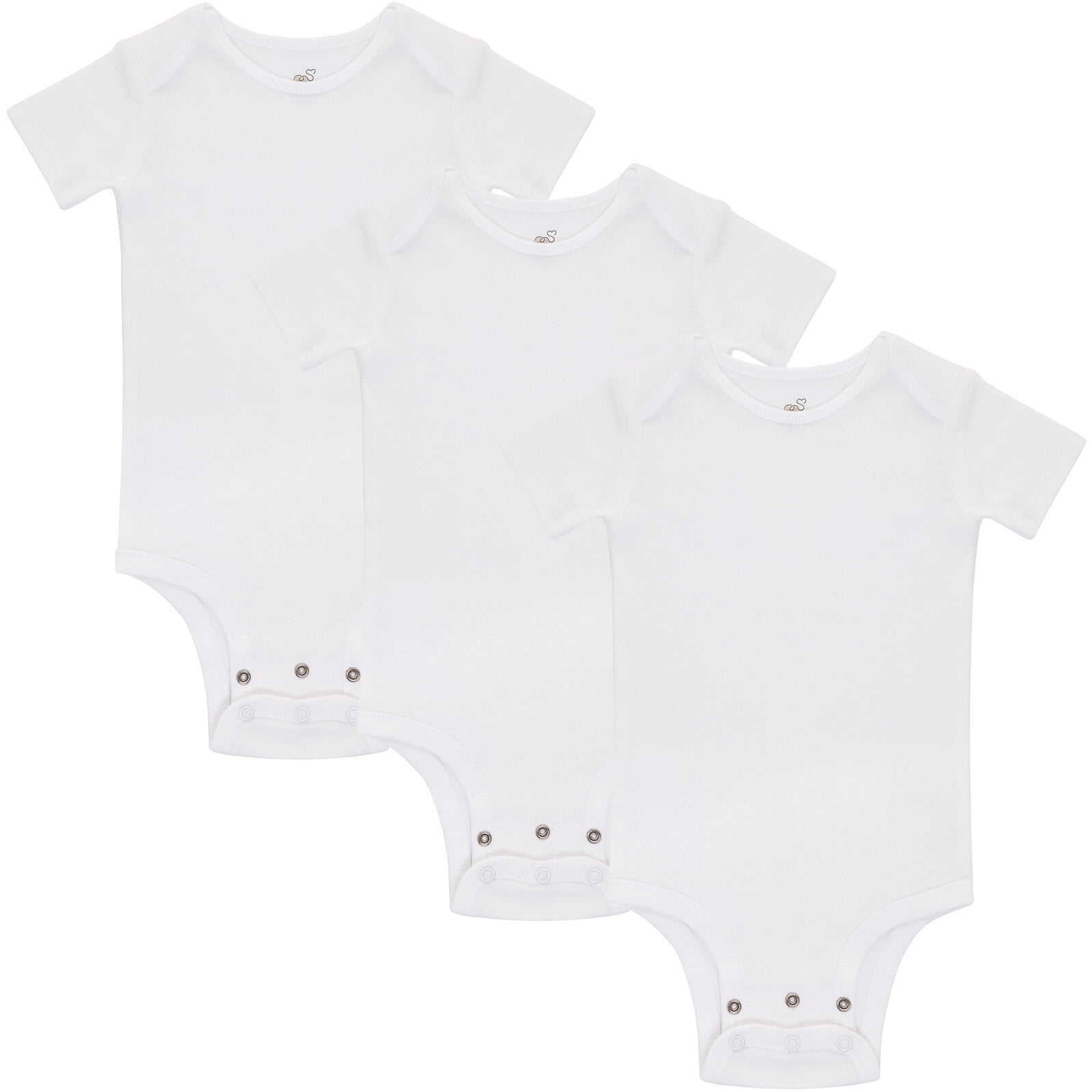 Cozeeme Infant Baby Boys or Girls 3 Pack Bodysuits Newborn to Infant