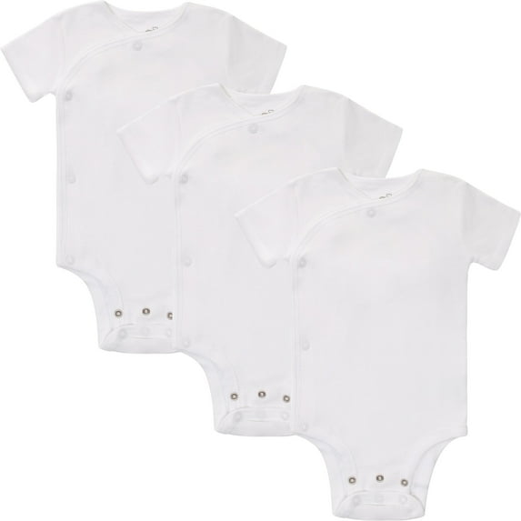 Cozeeme Newborn Baby Boys 3 Pack Bodysuits Newborn to Infant