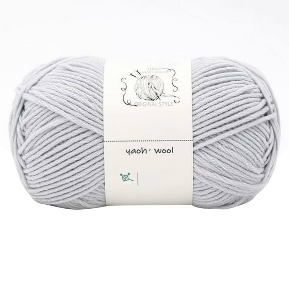 Cozeii 1PCS Hand-Woven Knitting Wool, Ultra-Soft Crochet Knitting Wool for Sweaters/Scarves, Plush DIY Craft Yarn for Cushions & Beginner Projects (100g)