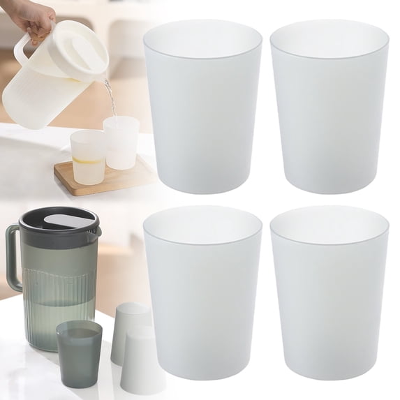 Cozeii 2500ML Plastic Pitcher with Lid, Water Carafe with Lid, Iced Tea Pitcher, Jug with Handle for Tea, Juices, Milk, Cold or Hot Beverages, D