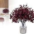 thumbnail image 1 of Cozeii Artificial Claret Gypsophila Cherry Blossom Branch, Realistic Design, Bendable Stems, for Wedding, Home, Bedroom, Party, Table, Office, 1 of 2