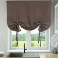thumbnail image 1 of Cozeii Beige Roman Shades, Light Filtering Window Treatment for Kitchen, Bedroom, Living Room, Polyester, Space-Saving Up-Down Style Window Shades, Home Decor Essentials, 46"x63", 1 of 7