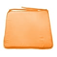 thumbnail image 1 of Cozeii Chair Cushion with Ties, 15.7x15.7 Inch Soft Seat Pad for Office Dining Chair, Thick Comfortable Chair Pad Non-Slip, Machine Washable Cover, Orange, 1 of 5