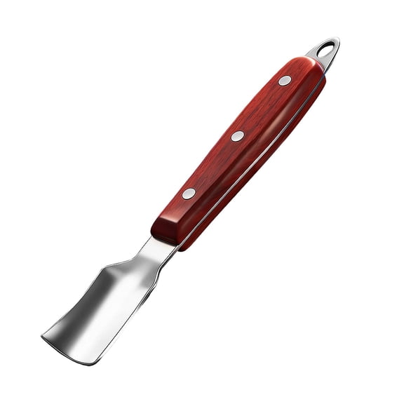 Cozeii Corn Cob Remover, Stainless Steel Corn Stripper, Long Handle Kernel Peeler Shovel for Fresh Corn, Salad, BBQ, Kitchen Prep, Red