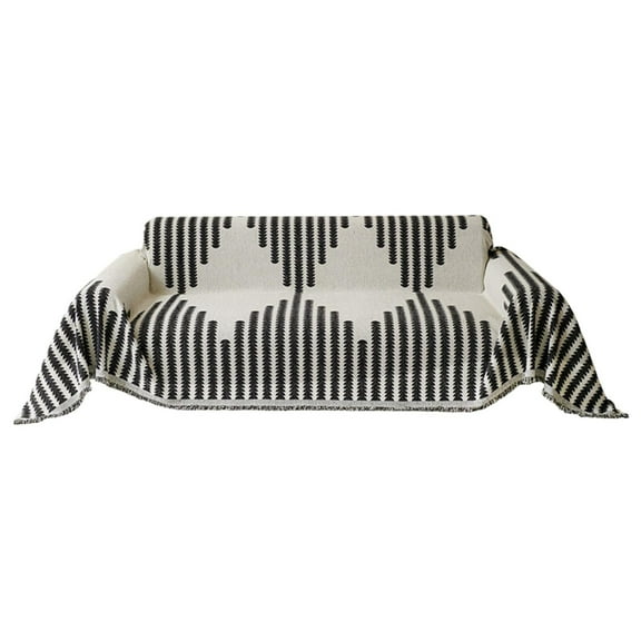 Cozeii Double Sided Chenille Couch Cover, Reversible Sofa Cover for Living Room, All Season Use, Soft Durable Furniture Protector, Stain Resistant, Easy Clean, 70.8X118 Inch