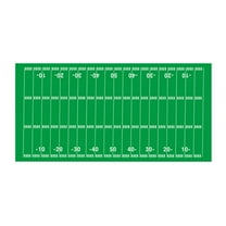 Cozeii Football Plastic Tablecloth 54x108 Inch, Disposable Table Cover for Sport Themed Parties, Birthday, Game Days, Tailgate Events​​, Easy Clean-Up​​