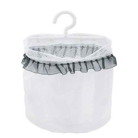 Cozeii Hanging Clothes Organizer with Adjustable Hook, Ventilated Mesh Over The Door Hamper Bag for Laundry, Space Saving Storage Solution for Dorm Bathroom Bedroom Closet​​