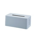thumbnail image 1 of Cozeii Plastic Tissue Box Cover, Decorative Rectangular Tissue Holder for Home, Tissue Cube Box Organizer for Bathroom Vanity Countertop, Car, Night Stands, Office, Home, Kitchen, 1 of 7