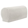thumbnail image 1 of Cozeii Spandex Elastic Armrest Covers 2 Pieces Set - Machine Washable Protective Slipcovers for Sofa Chair Recliner, Elastic Fabric Arm Protectors with Pins, Fits Most Furniture, 1 of 9