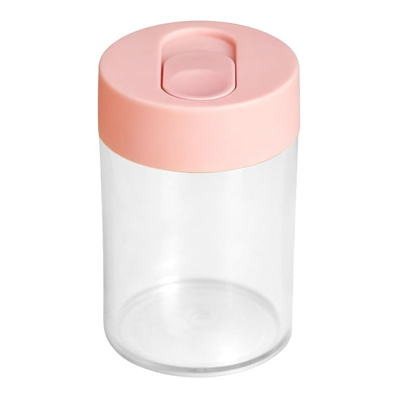 Cozeii Toothpick Holder, Portable Toothpick Dispenser, Round Double End Dental Pick Container for Dining Table, Picnic, Travel, Kitchen, Pink