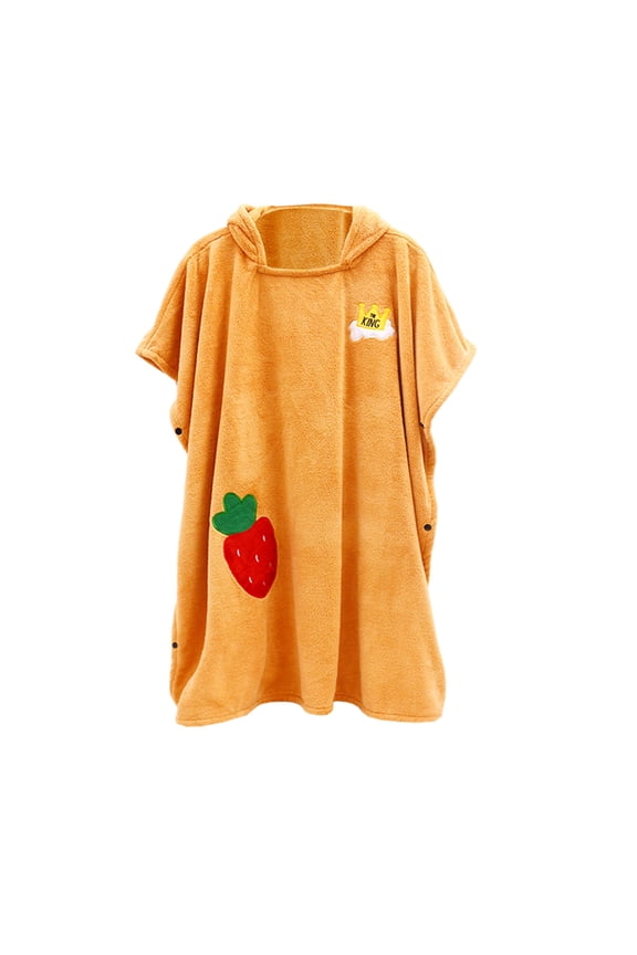 Coziest Hooded Bathrobe – Ultra-Soft Coral Fleece, Quick-Dry & Versatile Spa Wrap – Perfect for Gym, Dorm & Beach