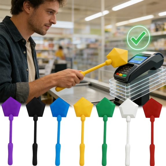 Cozilinen Contactless Payment Wand, Tap to Pay Device for Credit Cards, Secure RFID Payment Accessory, Portable Magical Spending Tool for Everyday Use(Black
