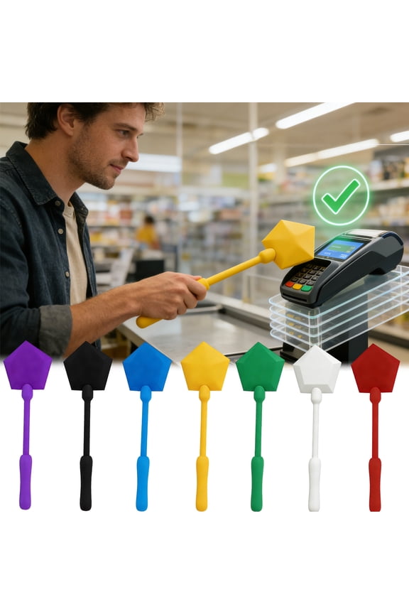 Cozilinen Contactless Payment Wand, Tap to Pay Device for Credit Cards, Secure RFID Payment Accessory, Portable Magical Spending Tool for Everyday Use(Green