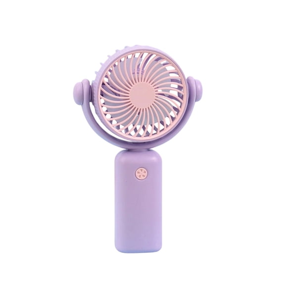 Cozilinen Portable Outdoor Mini Fan, Handheld USB Rechargeable Fan with Adjustable Angle, 3 Speed Personal Cooling Device for Travel Office, Summer Cooler(purple)