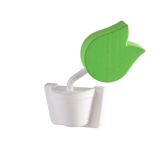 Cozilinen 's Door Stopper Pinching Guard, Flower Shaped Anti-Pinch Device, Windproof Door Stop for Safety, Silent Buffer for Door Hinges(Green