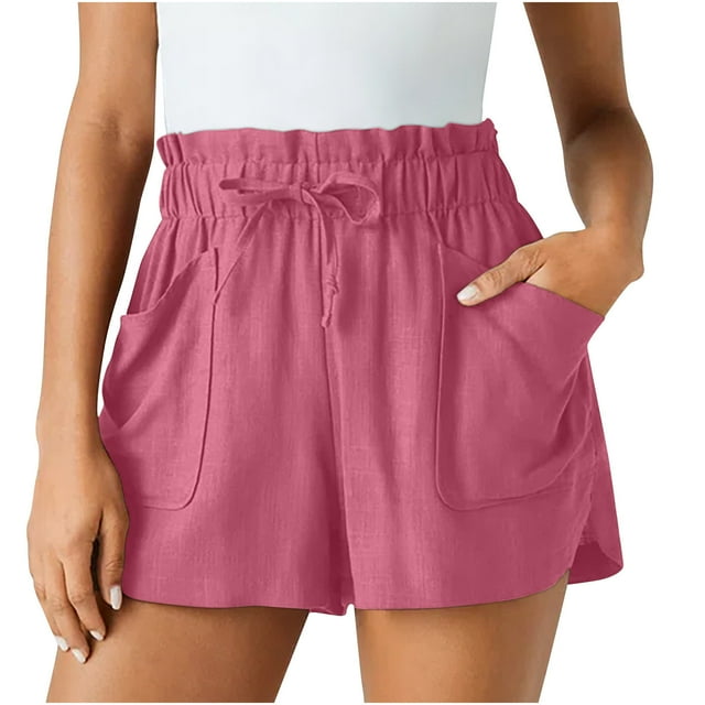 Cozirly Pull On Shorts for Women Women's Biking Shorts Best Athletic