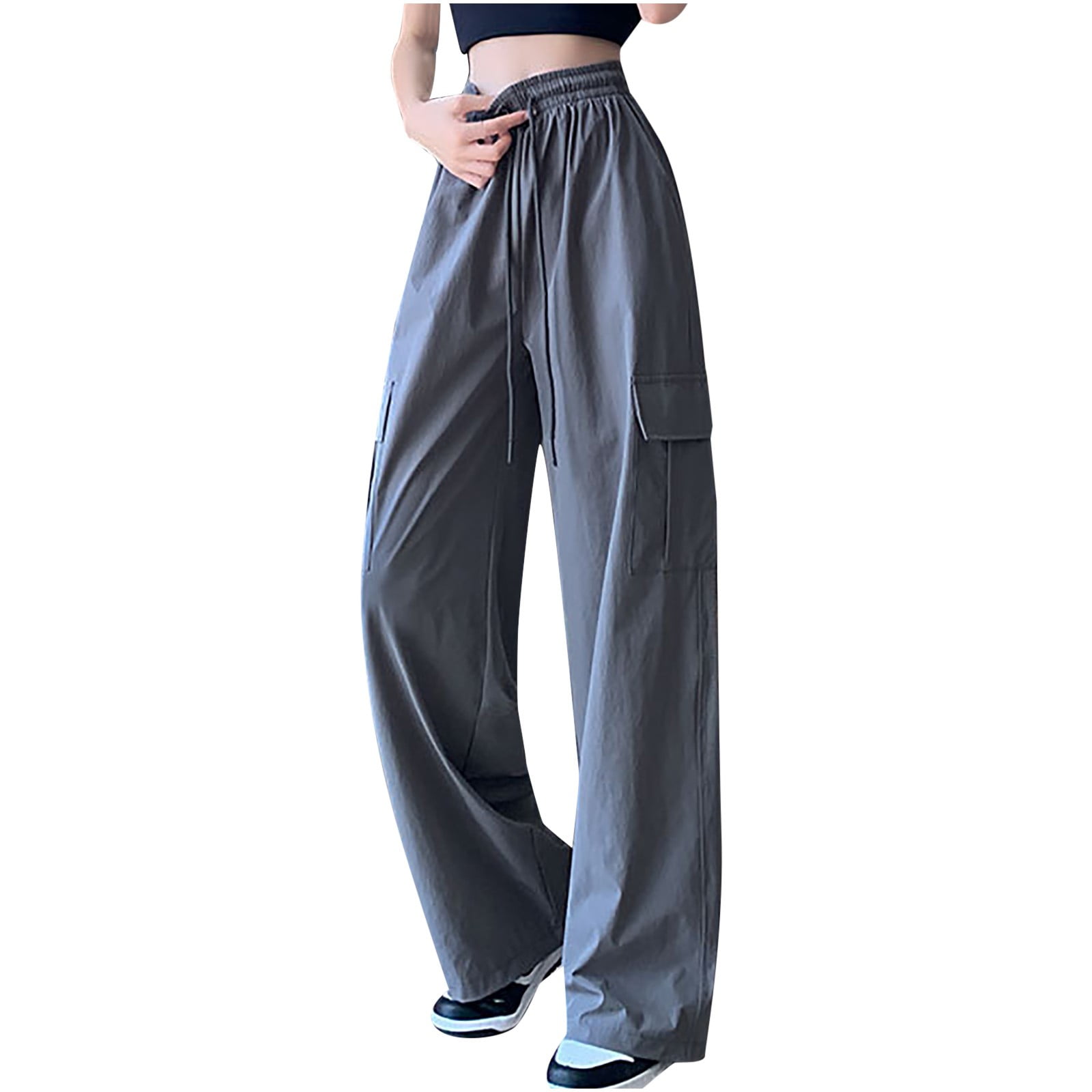Cozirly Stretchy Scrub Pants for Women Baggy Snow Pants Women Business